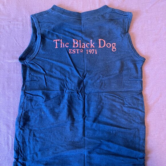 New Blue Kids Black Dog Tank top - Size Small - Picture 4 of 4